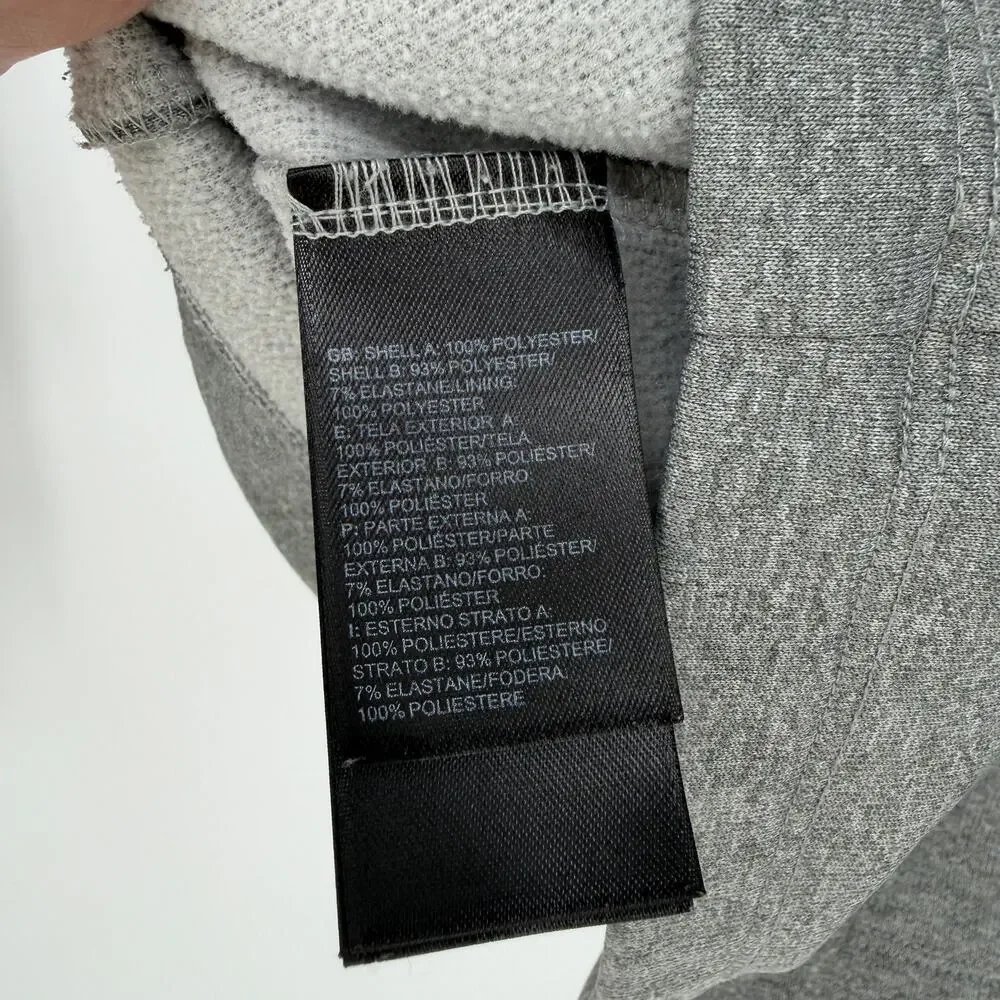 The North Face Canyonlands Gray Half Zip Pocket Pullover Light Jacket Men Medium